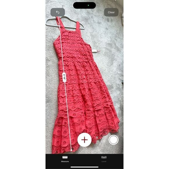 NWT ANTHROPOLOGIE MAEVE EYELET MIDI DRESS, $260 Sz 12 - Picture 9 of 12